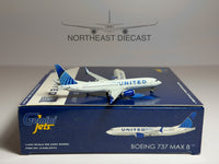 United Airlines Boeing 737 MAX 8 1:400 Gemini Jets N27261 (GJUAL2074)