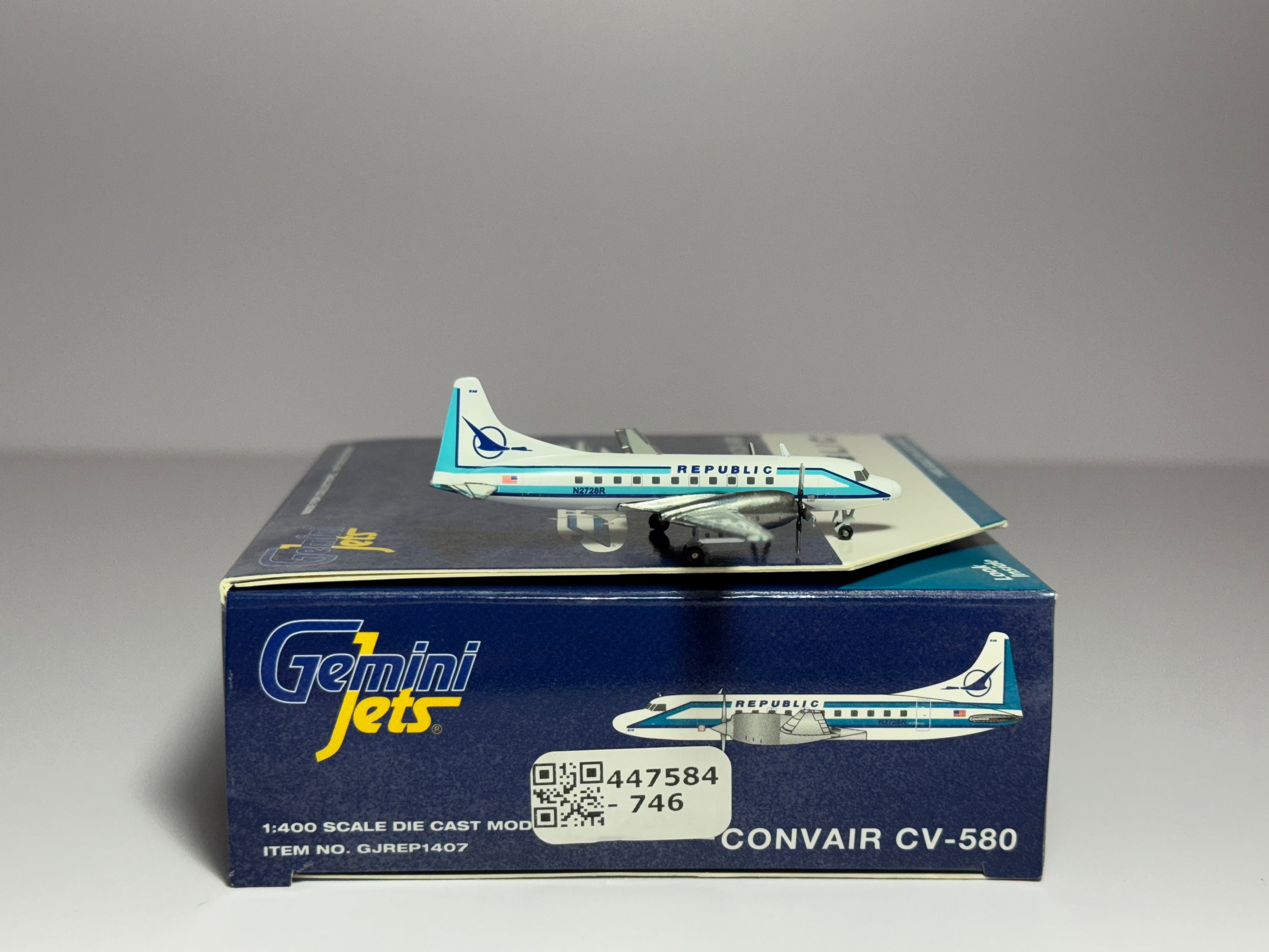 Gemini Jets 1:400 Republic Convair CV-580 N2728R GJREP1407