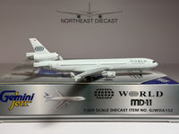 World Airways McDonnell Douglas MD-11 1:400 Gemini Jets N277WA (GJWOA152)