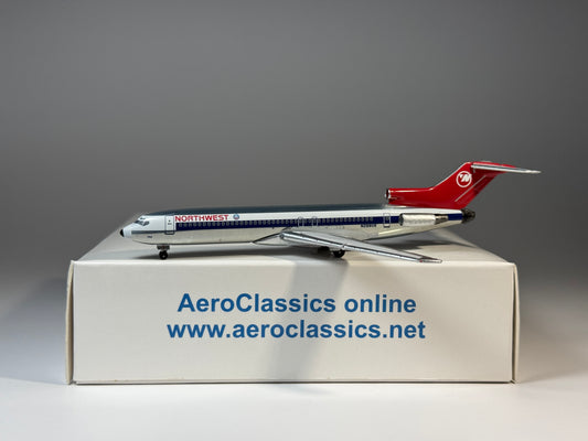 Aeroclassics 1:400 Northwest Airlines Boeing 727-200 N288US Polished ACN288US