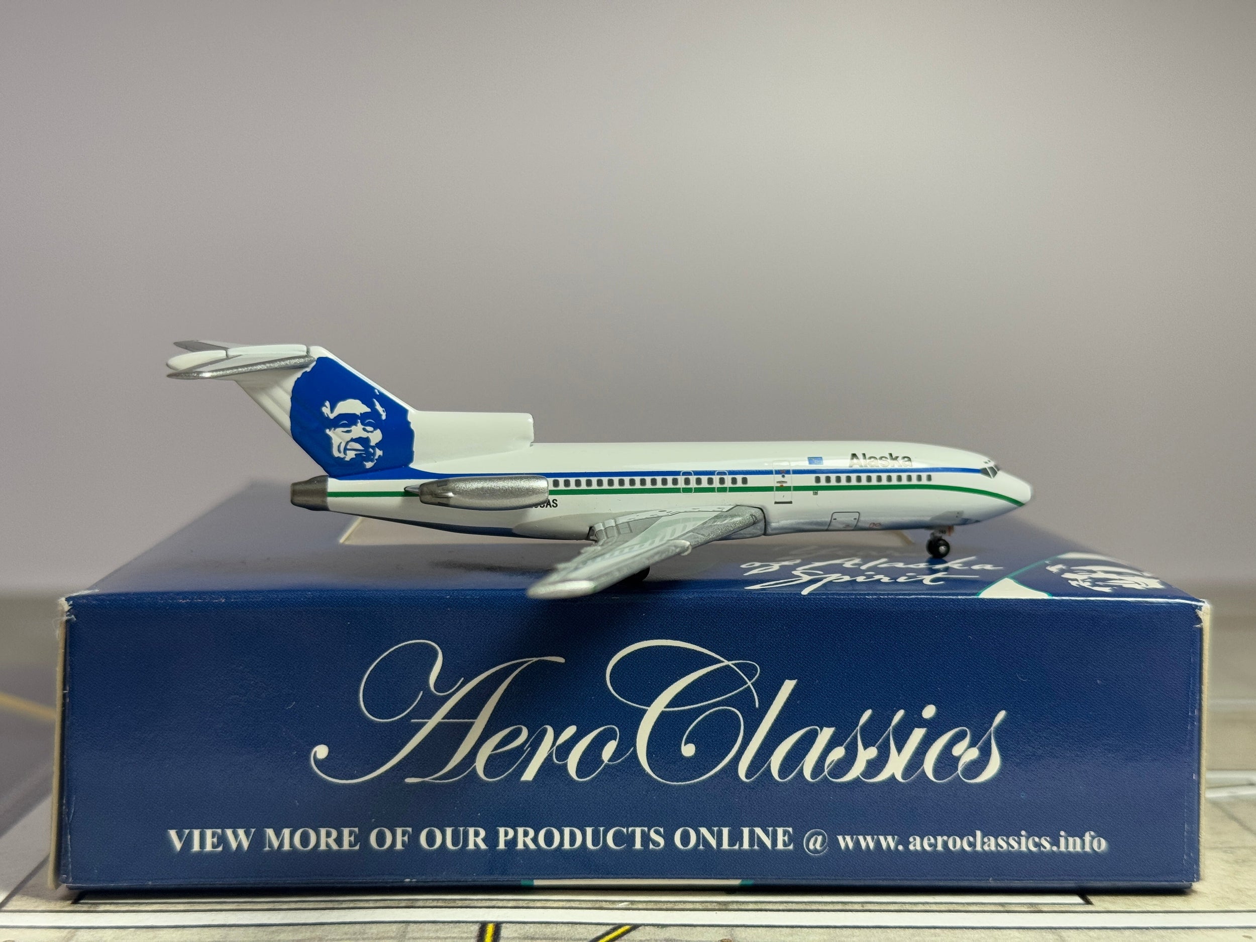 Aeroclassics 1:400 Alaska Airlines Boeing 727-100 N293AS ACN293AS