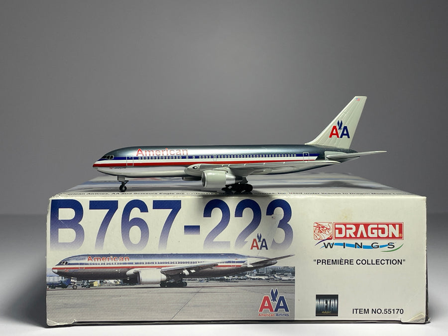 Dragon Wings 1:400 American Airlines Boeing 767-200 N301AA polished 55170