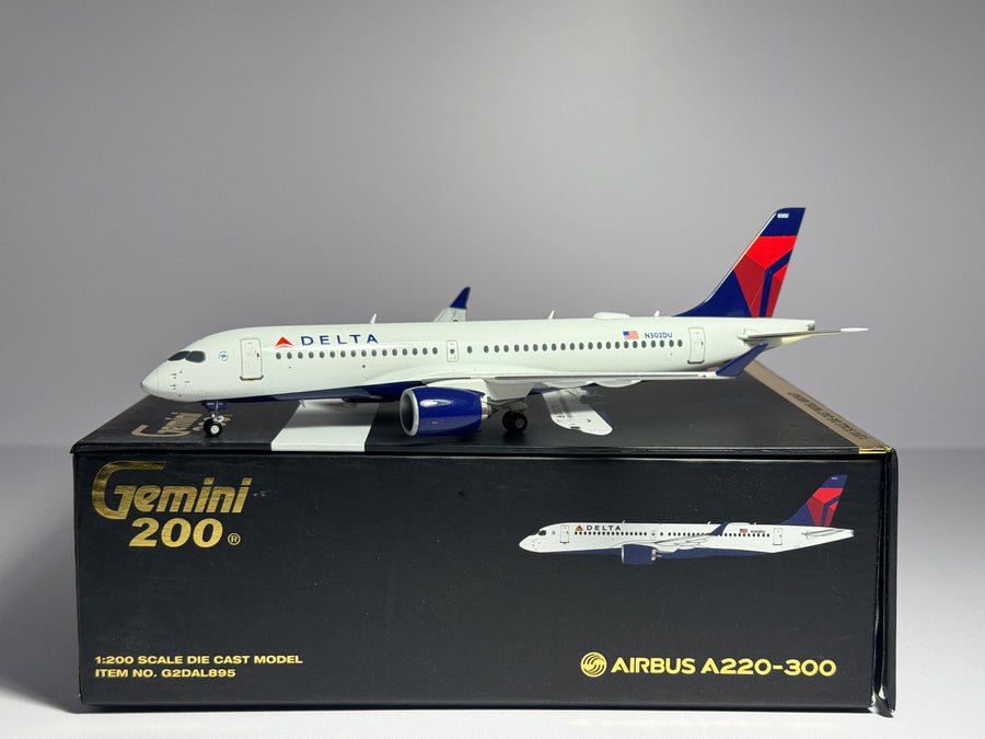 Gemini Jets 1:200 Delta Air Lines Airbus A220-300 N302DU current scheme G2DAL895