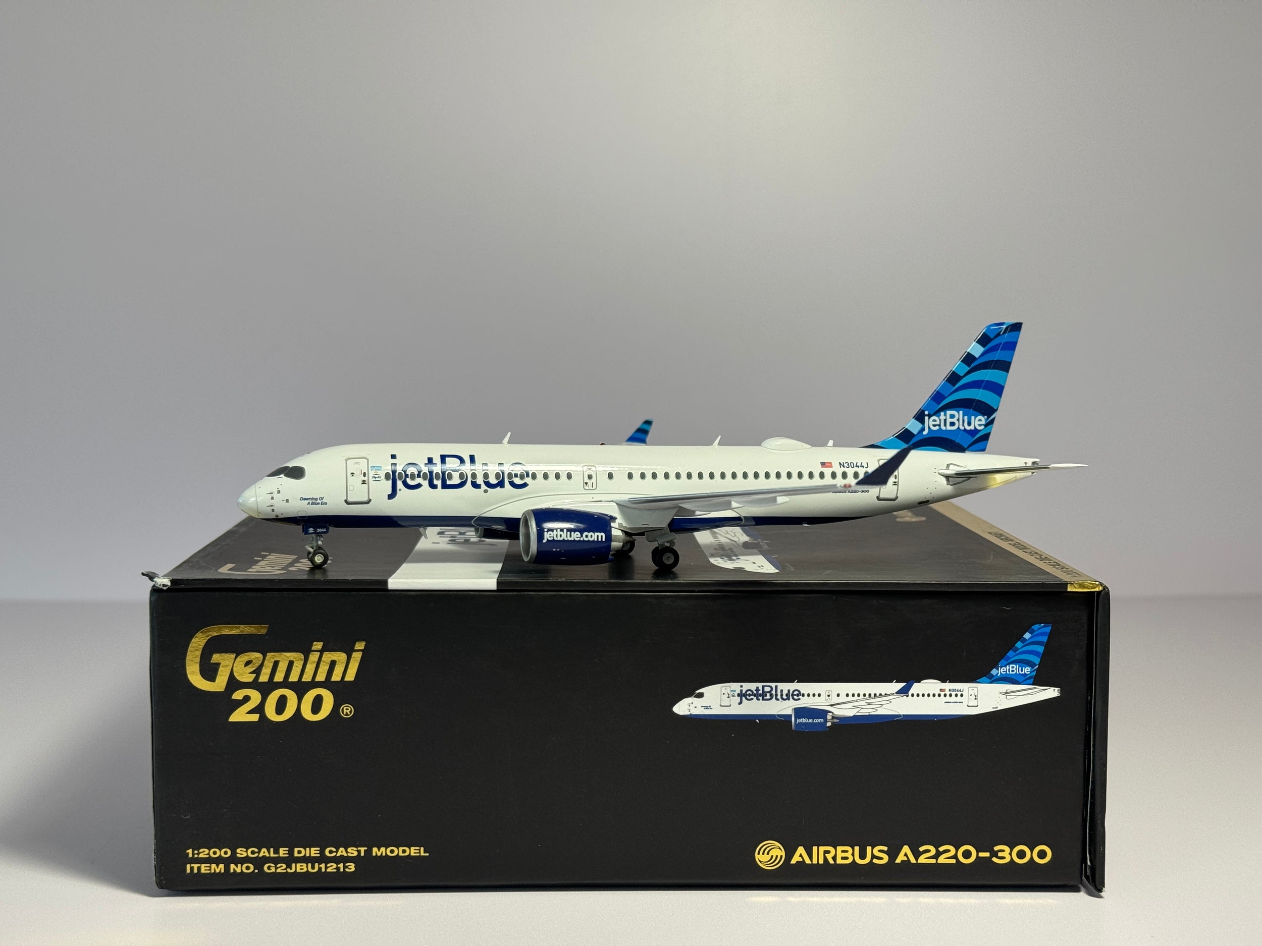 Gemini Jets 1:200 JetBlue Airways Airbus A220-300 N3044J Hops G2JBU1213