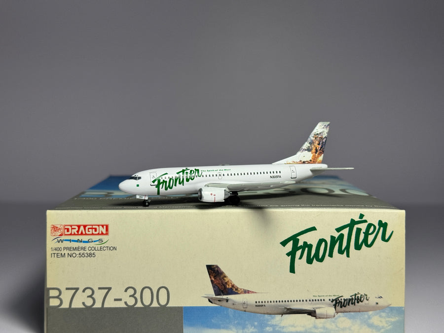 Dragon Wings 1:400 Frontier Airlines Boeing 737-300 N305FA "Papa and Baby Linx" 55385