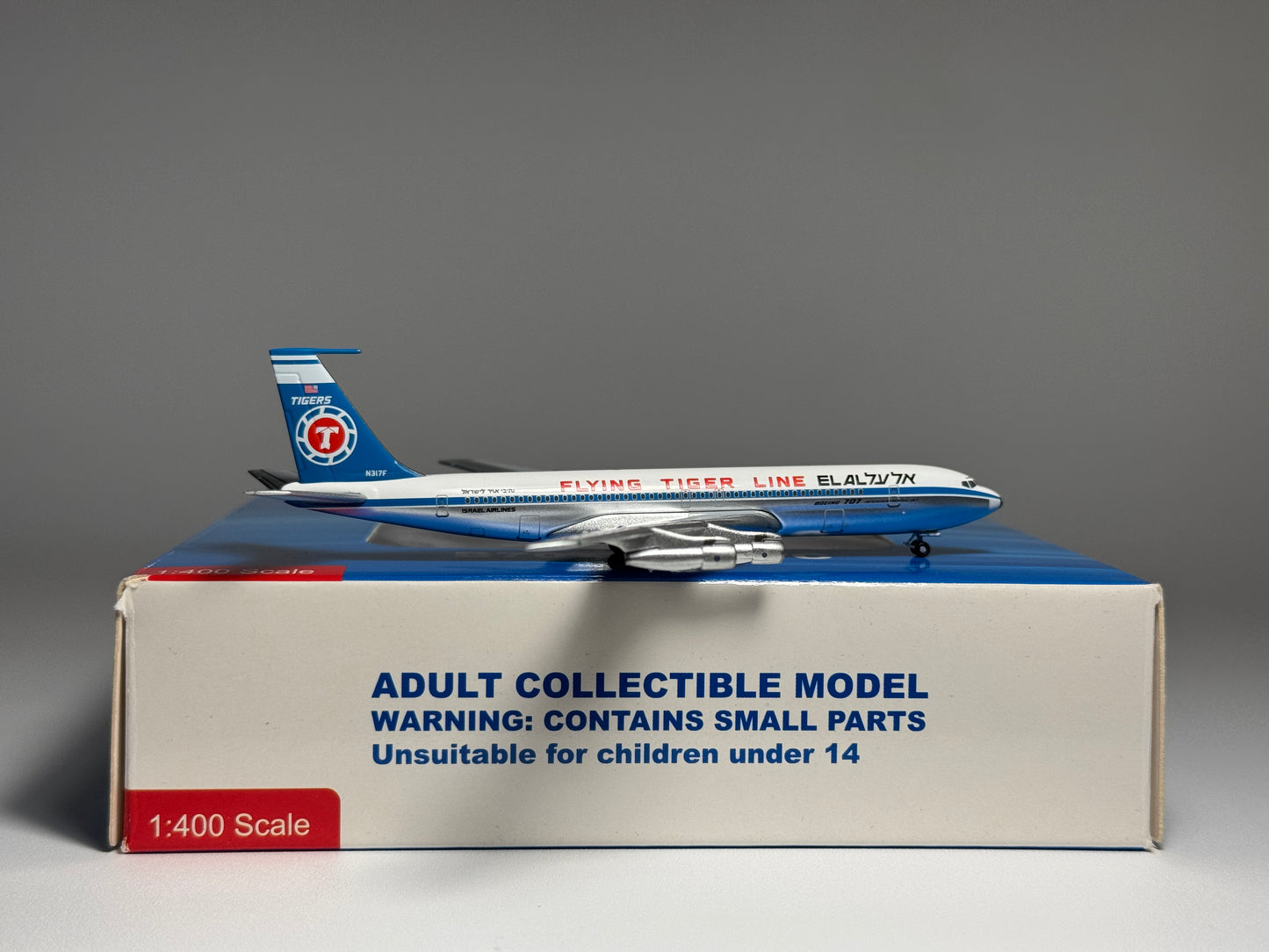 Aeroclassics 1:400 Flying Tiger Line Boeing 707-300 N317F El Al Titles ACN317F