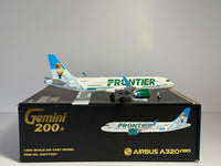 Gemini Jets 1:200 Frontier Airbus A320neo N318FR Hummingbird G2FFT897