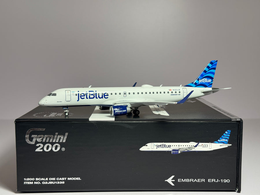 Gemini Jets 1:200 JetBlue Embraer E190 N323JB "Only Blue" G2JBU1335