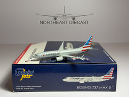 American Airlines Boeing 737 MAX 8 1:400 Gemini Jets N324RN (GJAAL1863)