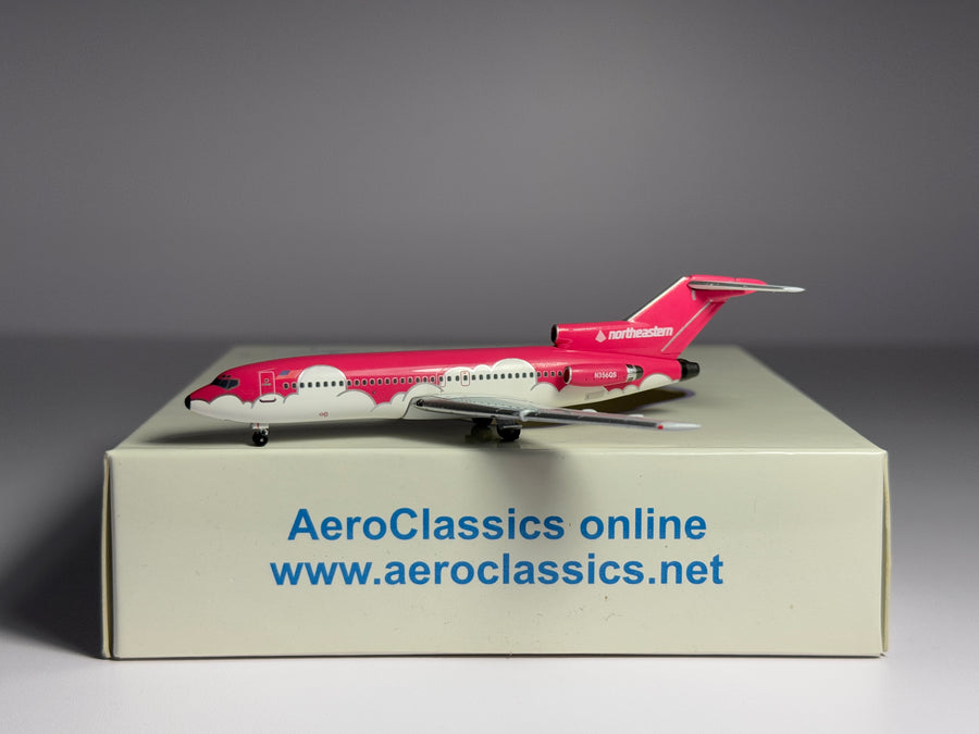 Aeroclassics 1:400 Northeastern Boeing 727-100 N356QS Pink Cloud scheme ACN356QS