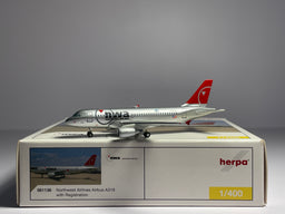 Herpa 1:400 Northwest Airlines Airbus A319-100 N358NB last scheme 561136