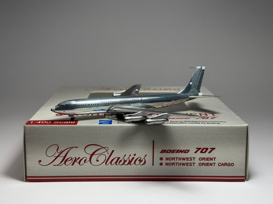 Aeroclassics 1:400 Northeast Orient Boeing 707-300 N361US Silver Bullet ACN361US