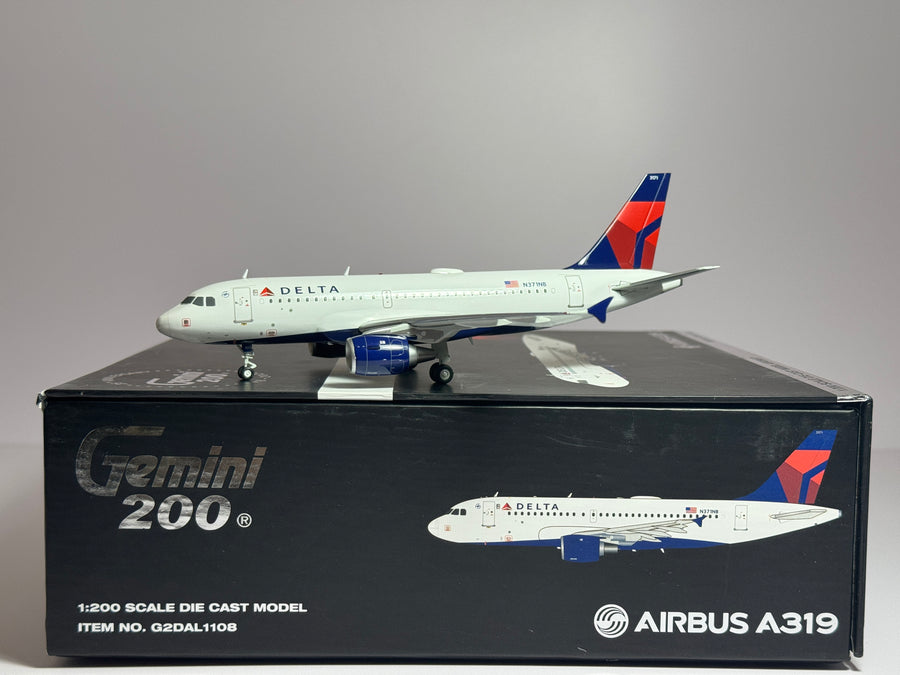 Gemini Jets 1:200 Delta Air Lines Airbus A319-200 N371NB G2DAL1108