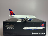 Gemini Jets 1:200 Delta Air Lines Airbus A319-200 N371NB G2DAL1108