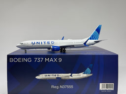 NG Models 1:200 United Airlines Boeing 737 MAX9 N37555 Evo Blue NGM94001