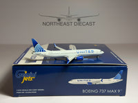 United Airlines Boeing 737 MAX 9 1:400 Gemini Jets N37555 (GJUAL2226)