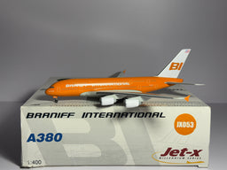 Jet-X 1:400 Braniff Airbus A380-800 N380BN Orange Jellybean JX053