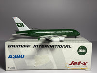 Jet-X 1:400 Braniff Airbus A380-800 N381BN Green Jellybean JX054