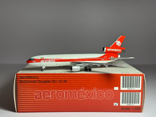JC Wings 1:400 Aeromexico McDonnell Douglas DC-10-30 N3878P 1980s orange stripe XX4811