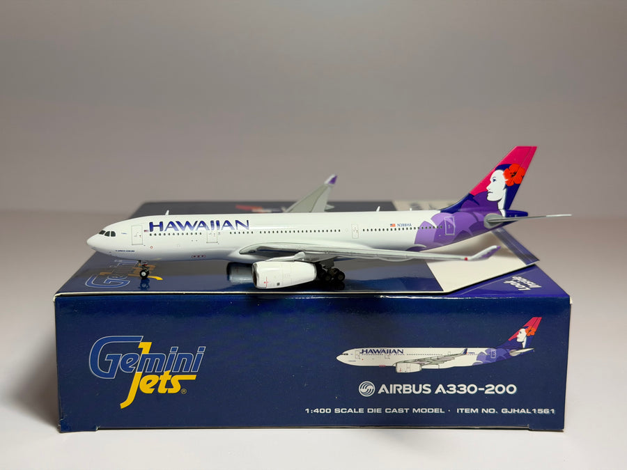 Gemini Jets 1:400 Hawaiian Airlines Airbus A330-200 N388HA First Floral GJHAL1561