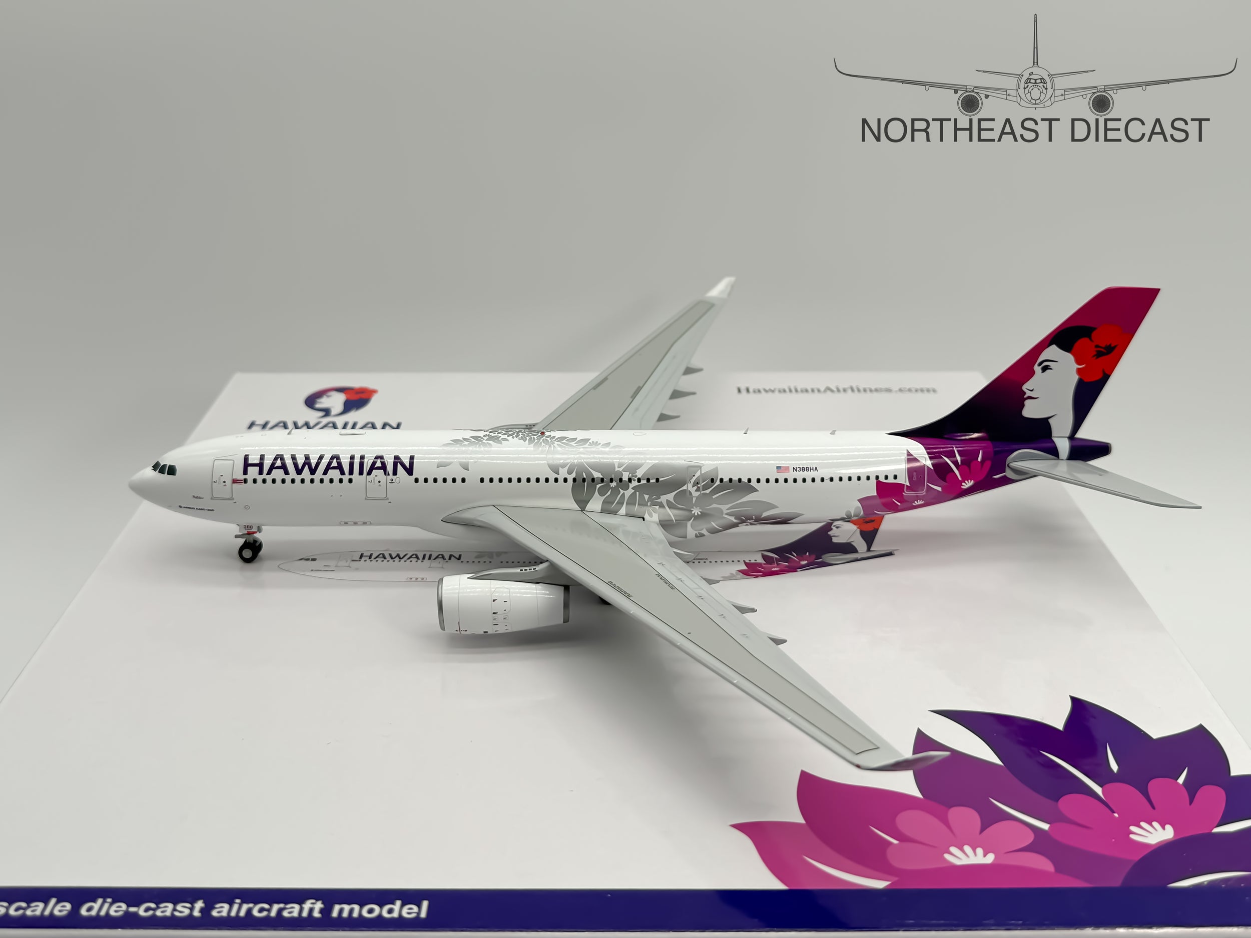 Hawaiian Airlines Airbus A330-200 1:200 Gemini Jets N388HA (G2HAL1053)