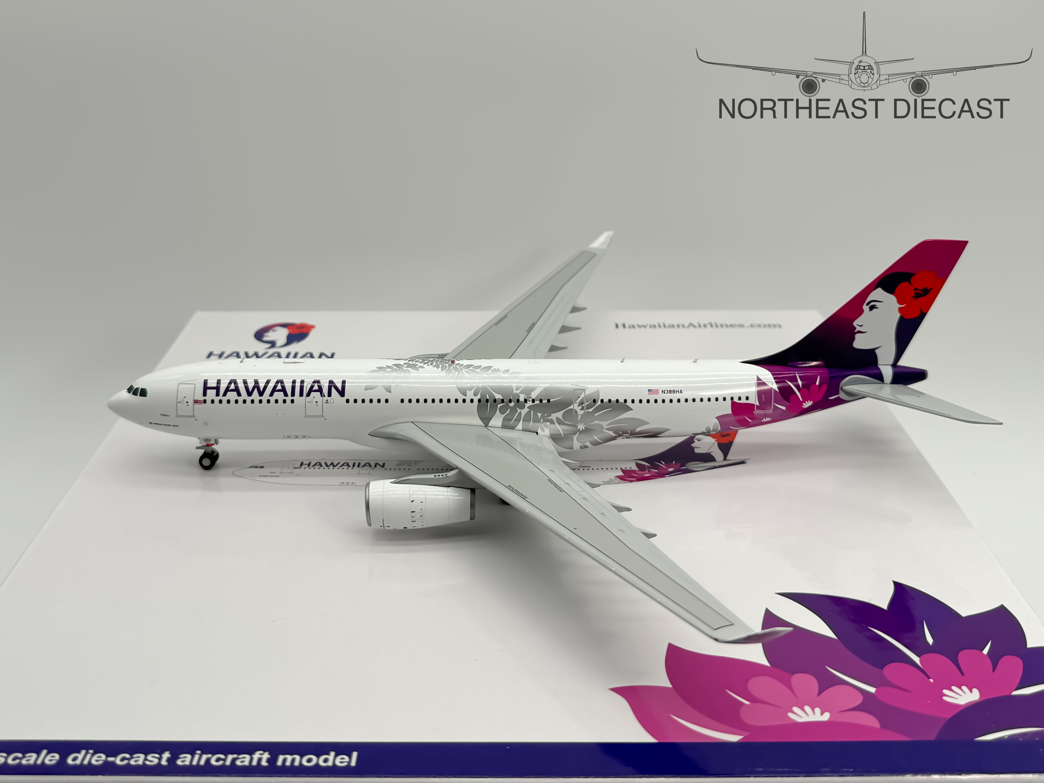 Hawaiian Airlines Airbus A330-200 1:200 Gemini Jets N388HA (G2HAL1053)