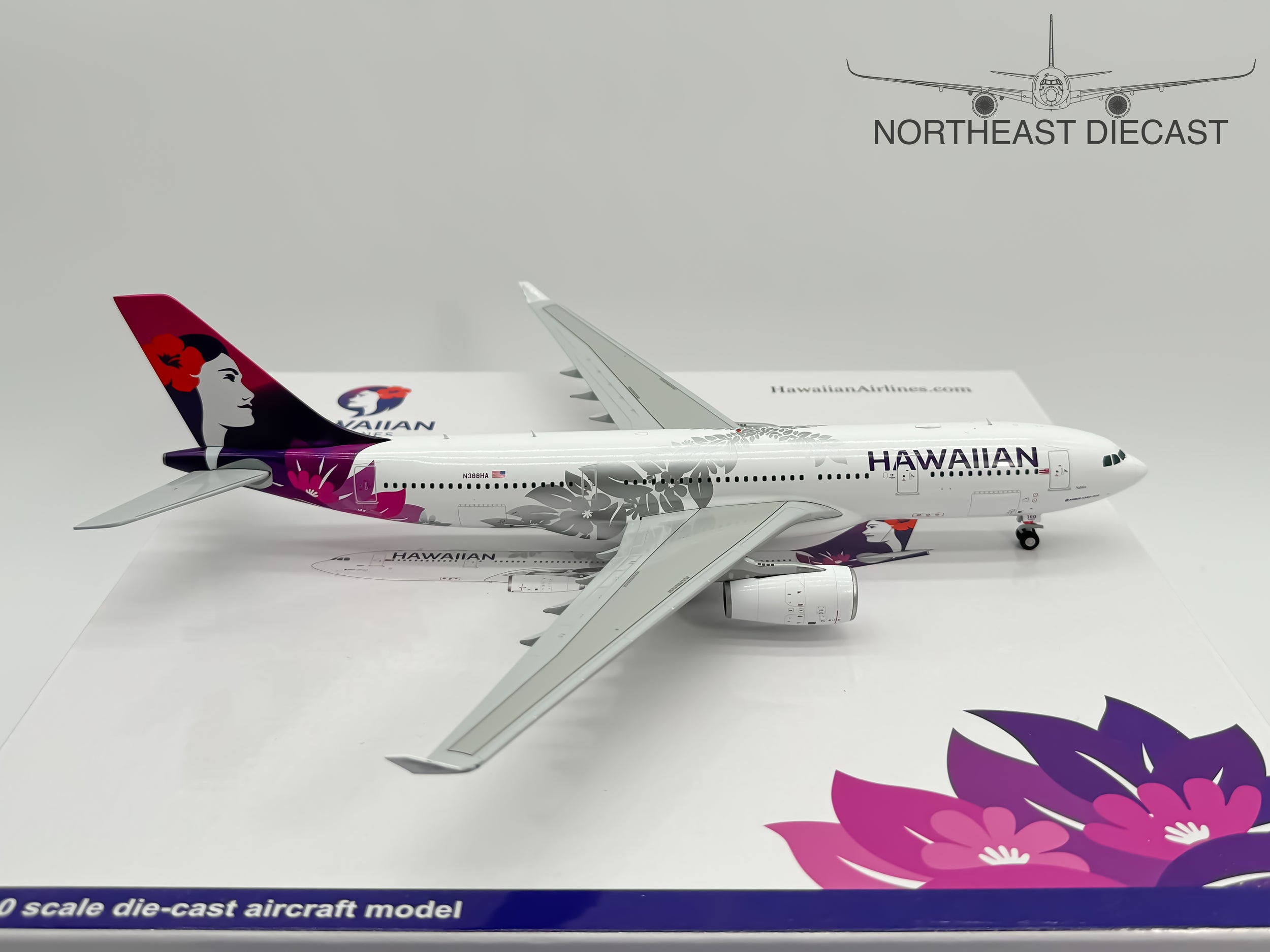 Hawaiian Airlines Airbus A330-200 1:200 Gemini Jets N388HA (G2HAL1053)