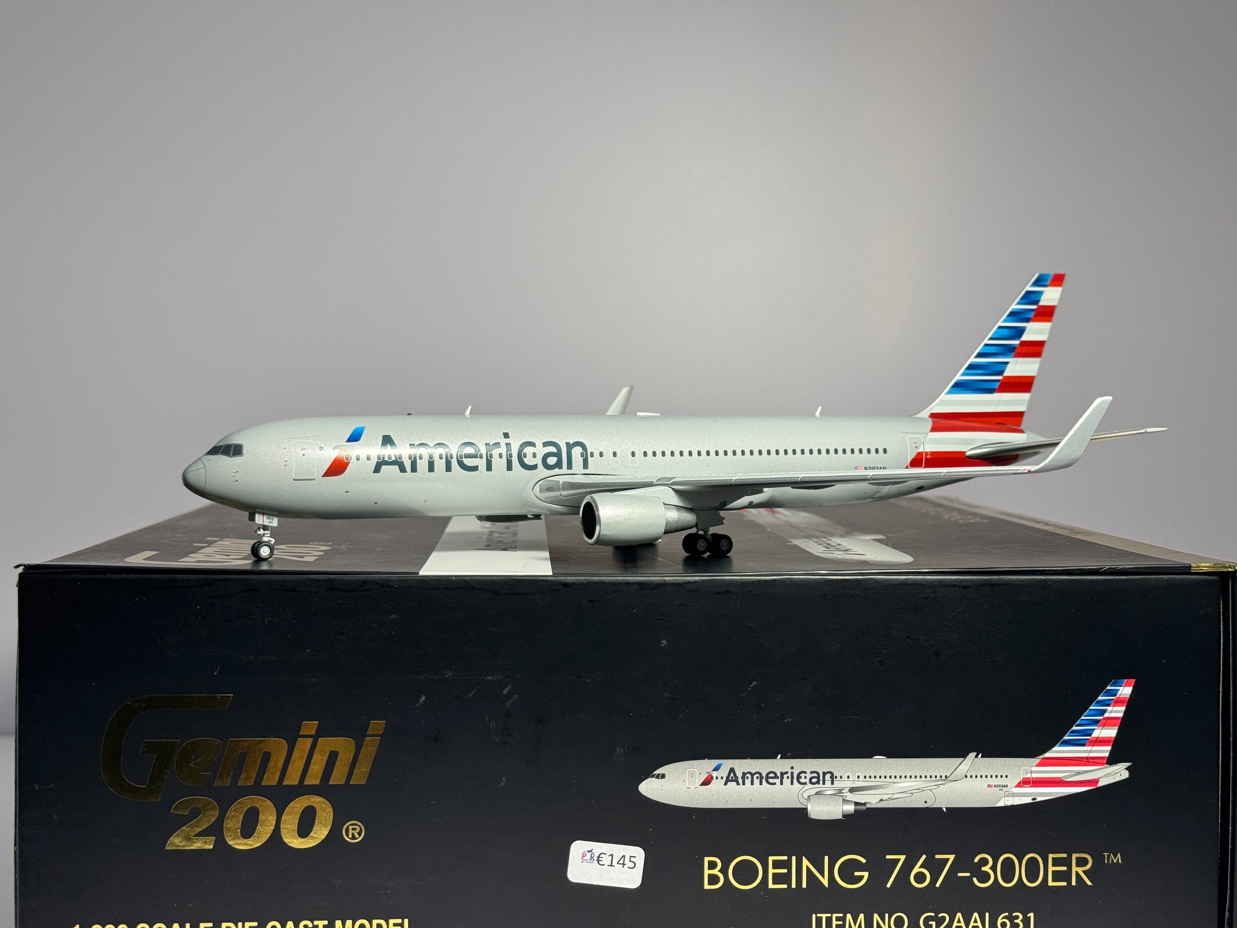 Gemini Jets 1:200 American Airlines Boeing 767-300ER N393AN new colors G2AAL631