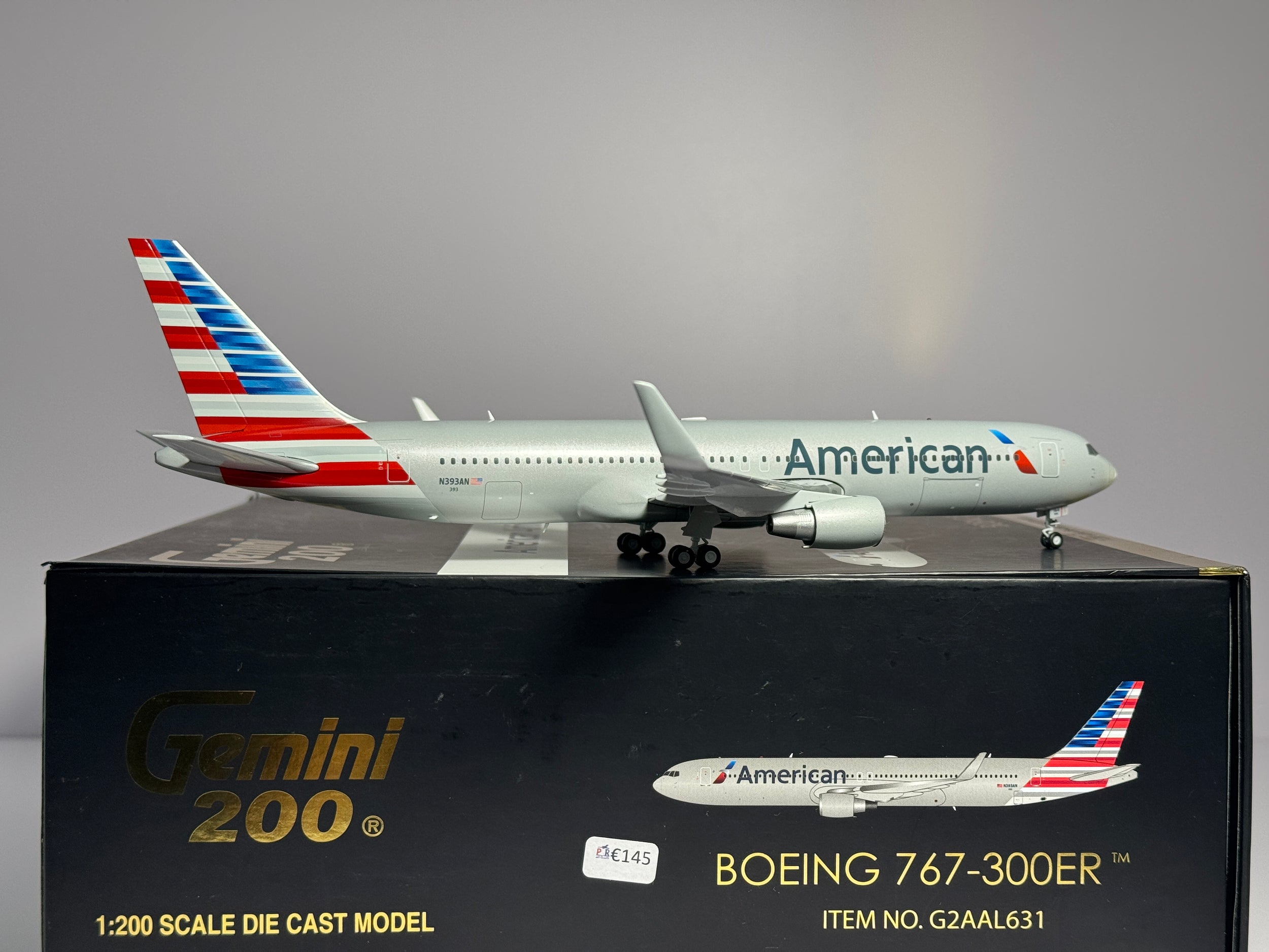 Gemini Jets 1:200 American Airlines Boeing 767-300ER N393AN new colors G2AAL631