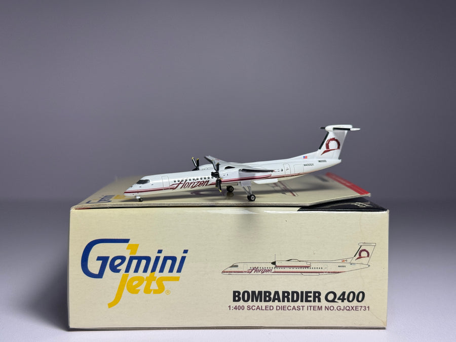Gemini Jets 1:400 Horizon Air De Havilland DHC-8-400 N400QX Q400 GJQXE731