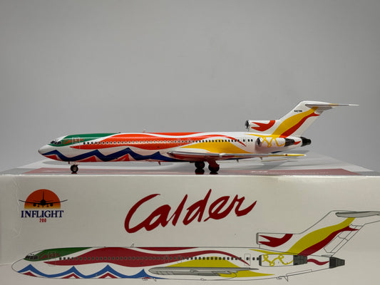 Inflight200 Braniff Boeing 727-200 N407BN Calder Mexico Livery IF722BN0924 w/stand