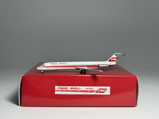 Aeroclassics 1:400 TWA Douglas DC-9-50 N408EA Double Stripe ACN408EA