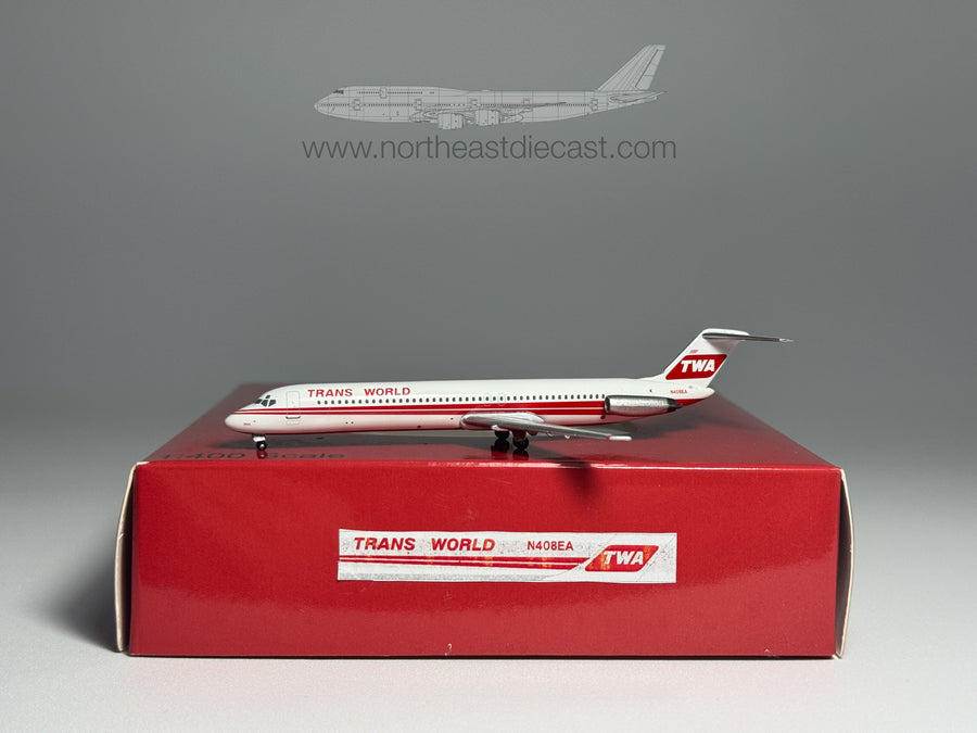 TWA Douglas DC-9-50 1:400 Aeroclassics N408EA (BBN408EA)