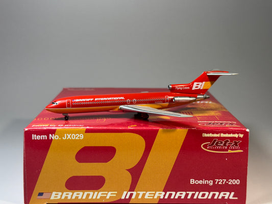 Jet-X 1:400 Braniff International Boeing 727-200 N409BN Red Flying Colors JX029