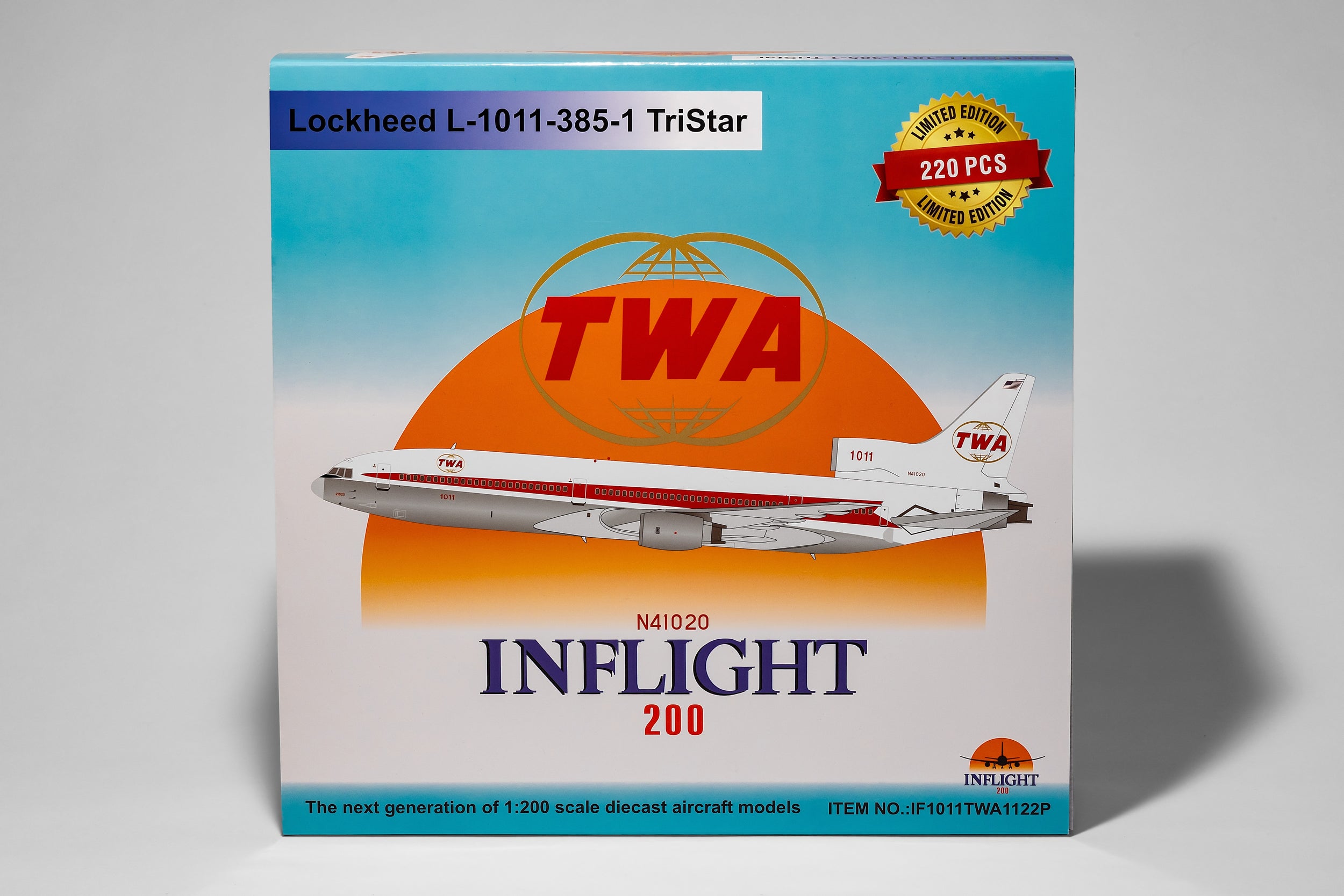 Inflight200 Trans World Airlines Lockheed L-1011 N41020 TWA Double Globes IF1011TWA1122P