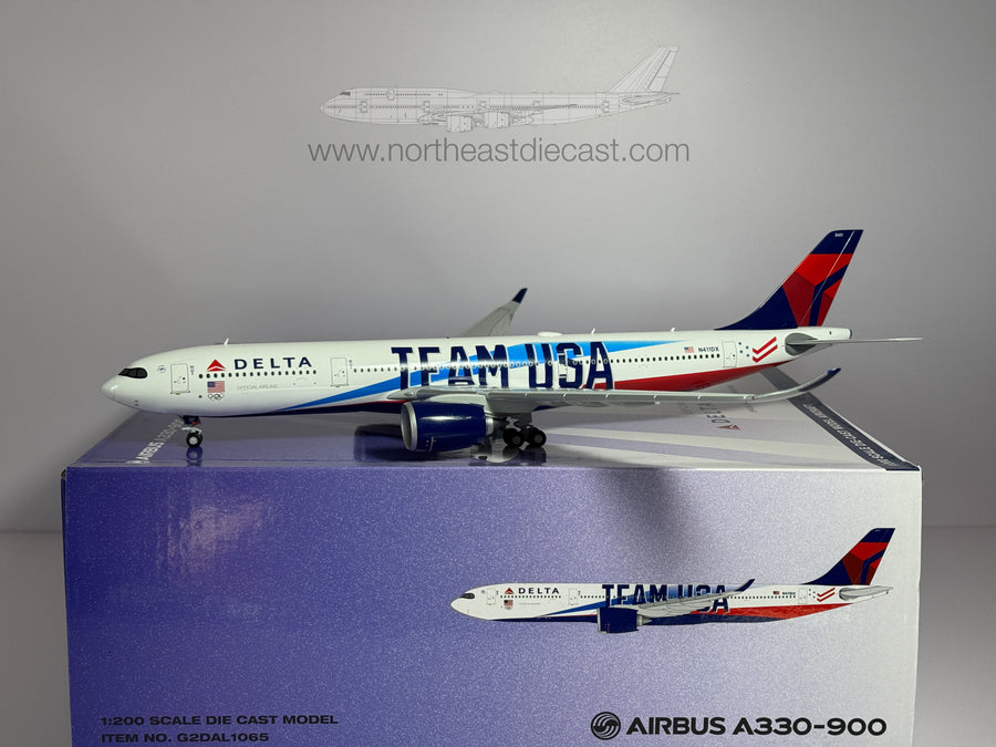 Delta Air Lines Airbus A330-900neo 1:200 Gemini Jets N411DX (G2DAL1065)