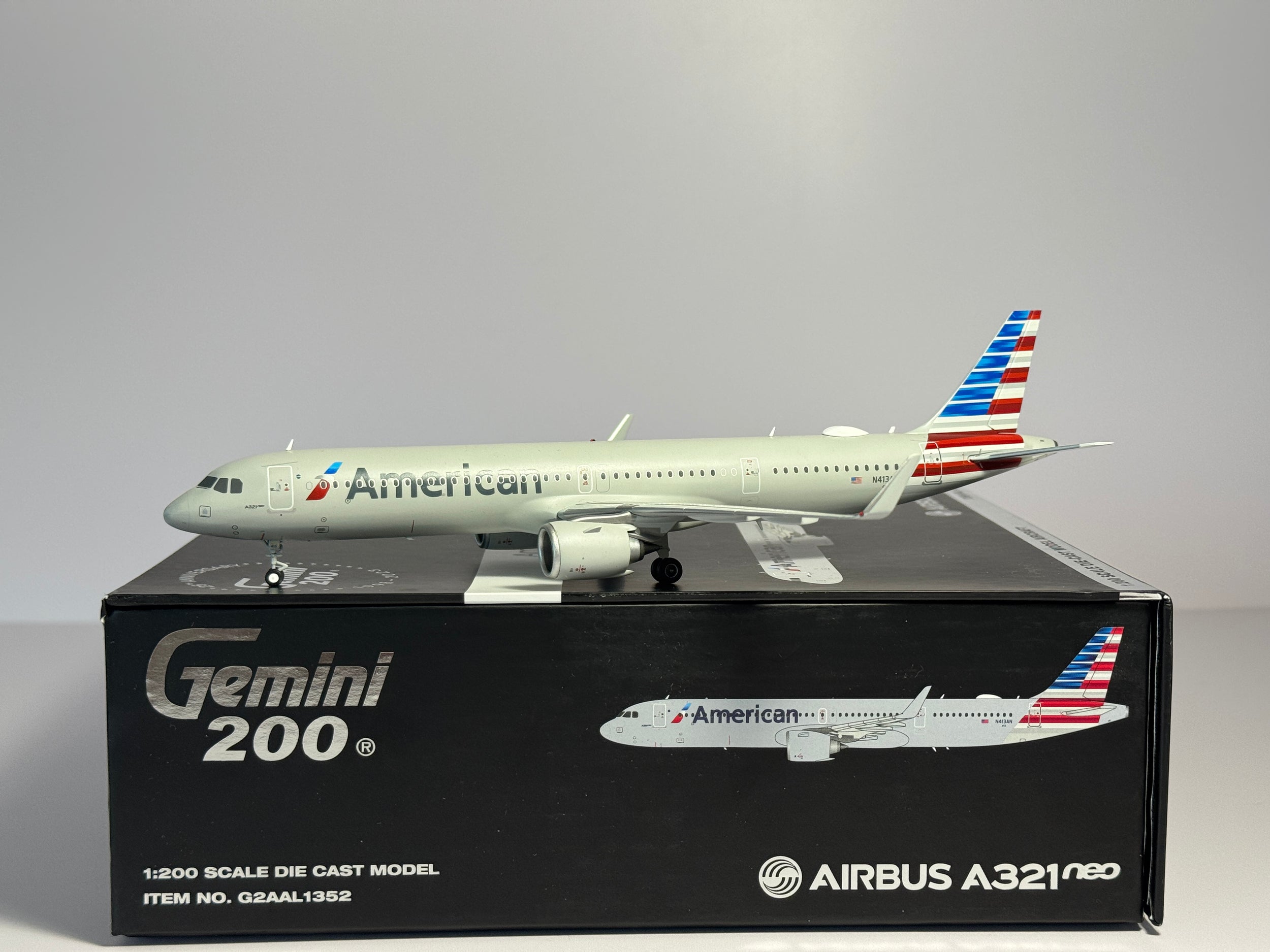 Gemini Jets 1:200 American Airlines Airbus A321neo N413AN new colors G2AAL1352