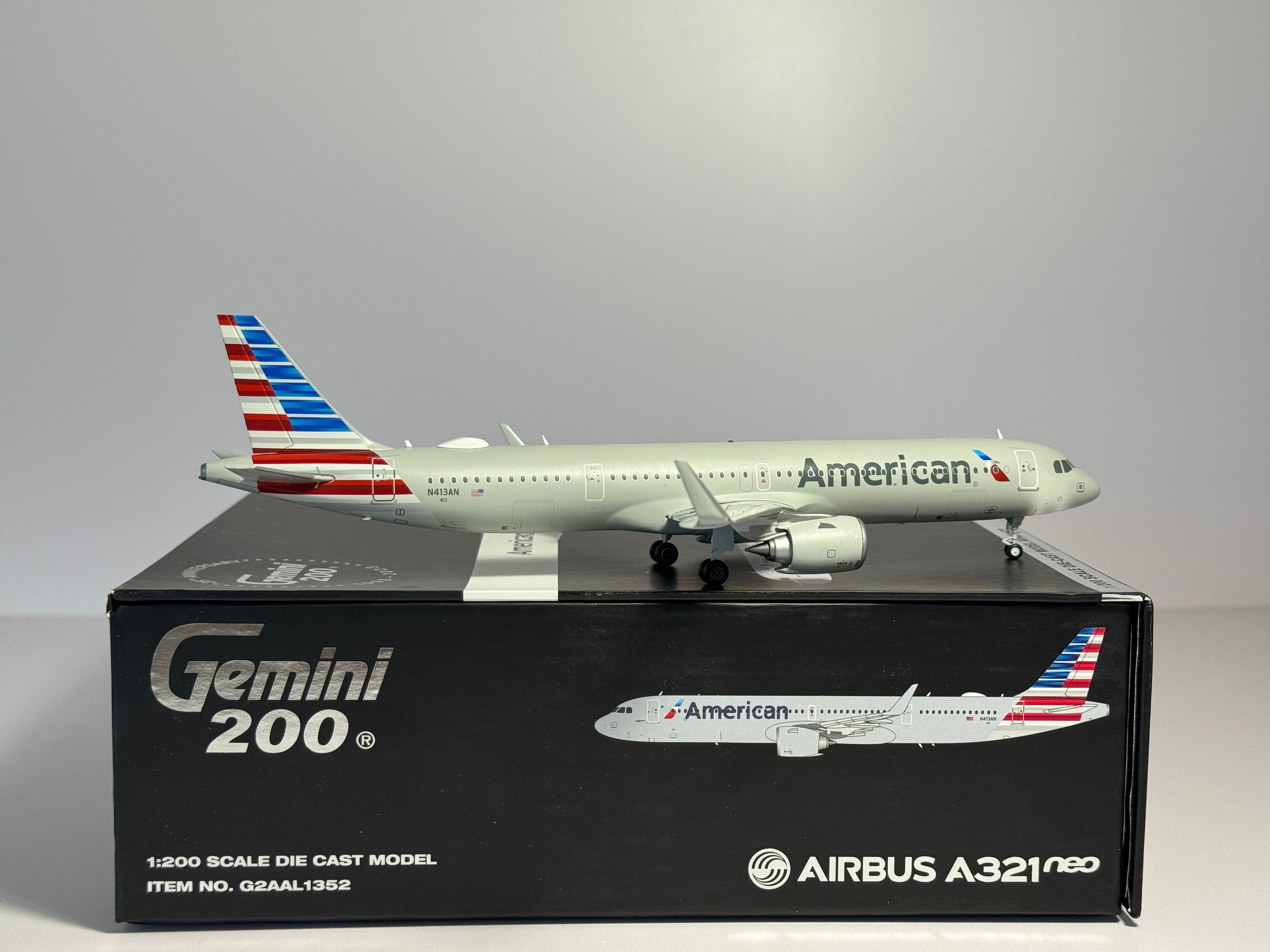 Gemini Jets 1:200 American Airlines Airbus A321neo N413AN new colors G2AAL1352