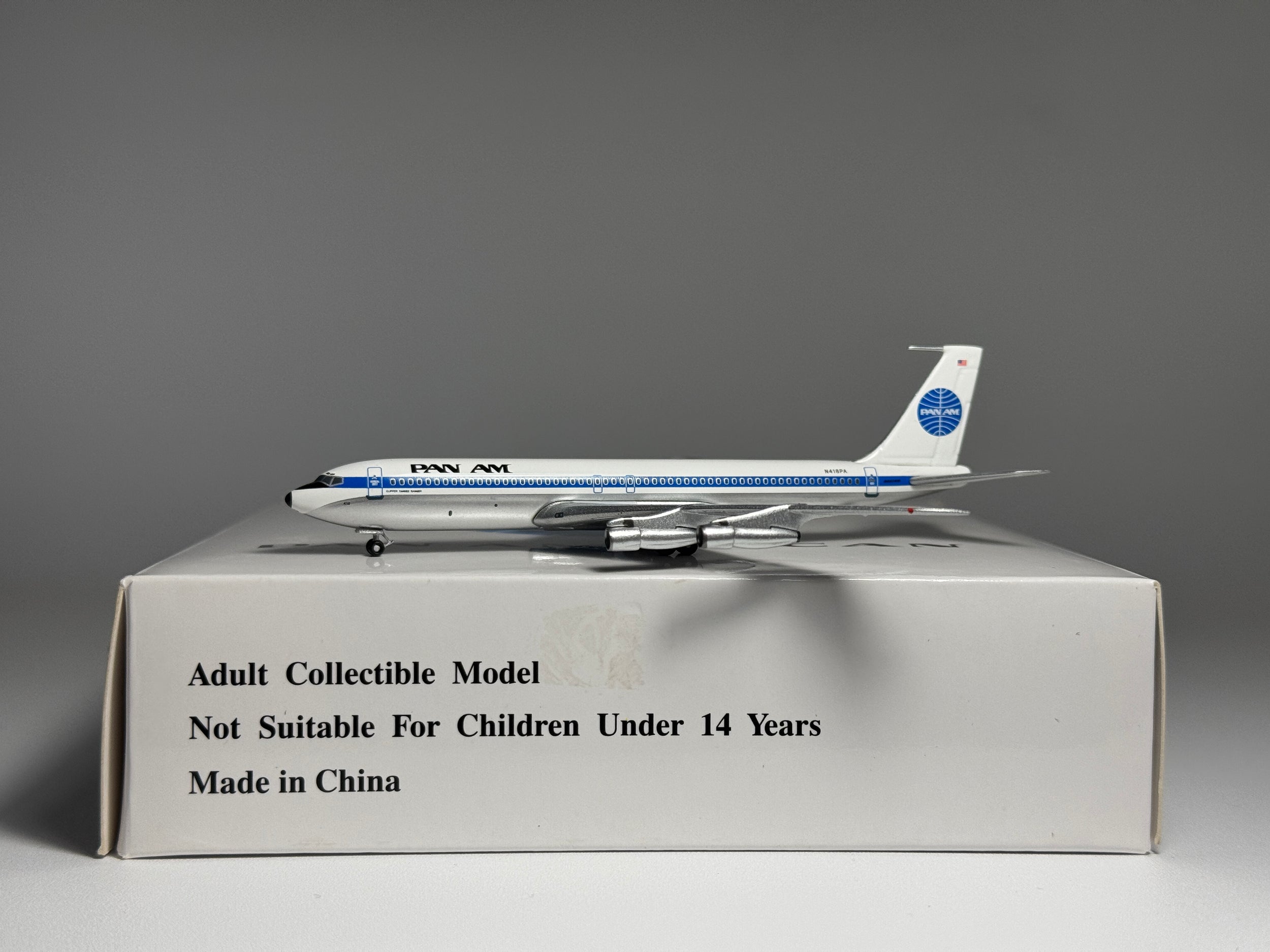 Aeroclassics 1:400 Pan American Boeing 707-300 N418PA Clipper Yankee Ranger ACN418PA