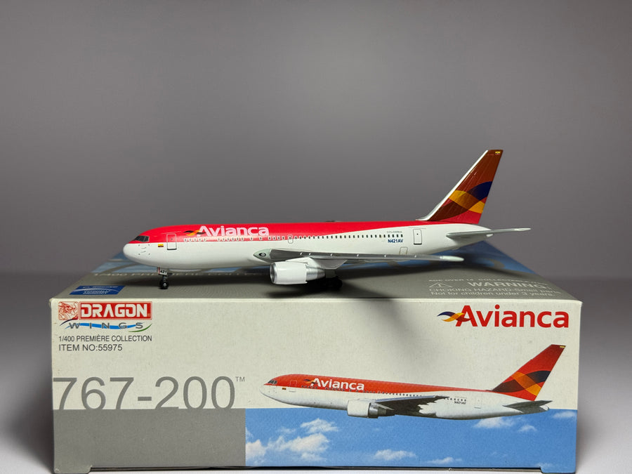 Dragon Wings 1:400 Avianca Colombia Boeing 767-200 N421AV 1990s colors 55975