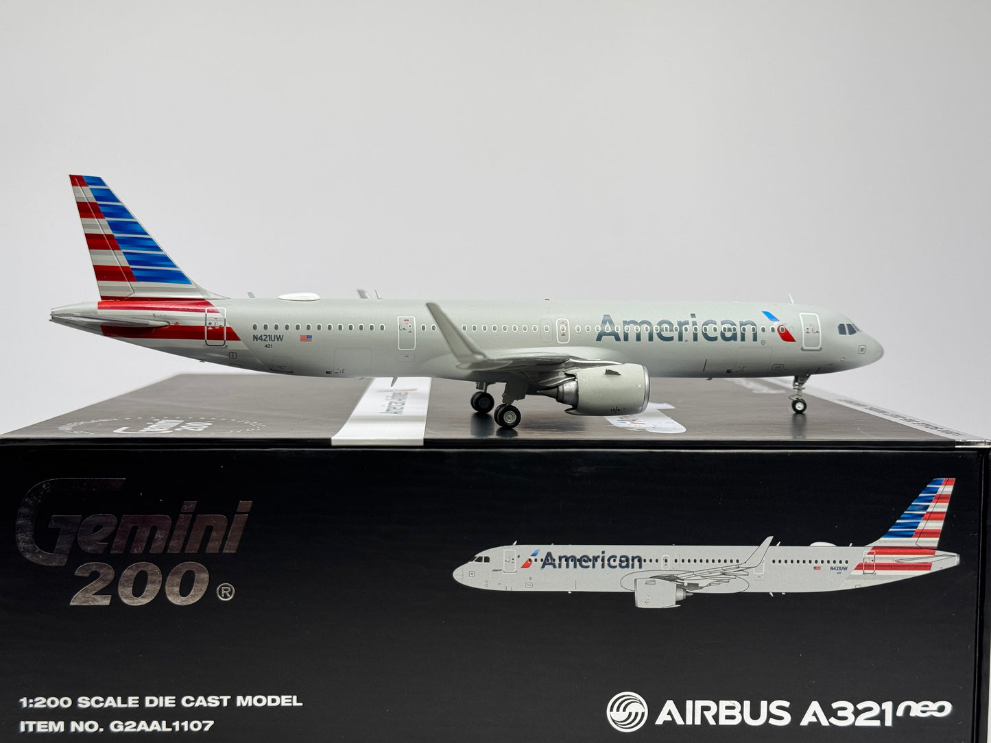 Gemini Jets 1:200 American Airlines Airbus A321neo N421UW G2AAL1107