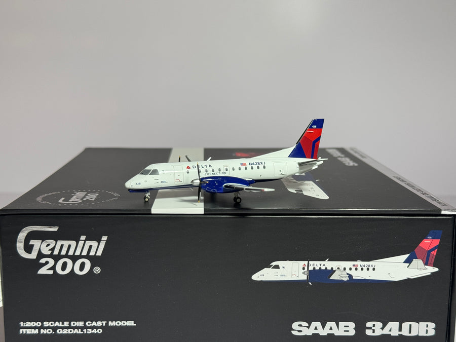 Gemini Jets 1:200 Delta Connection Saab 340B N428XJ Mesaba Airlines G2DAL1340