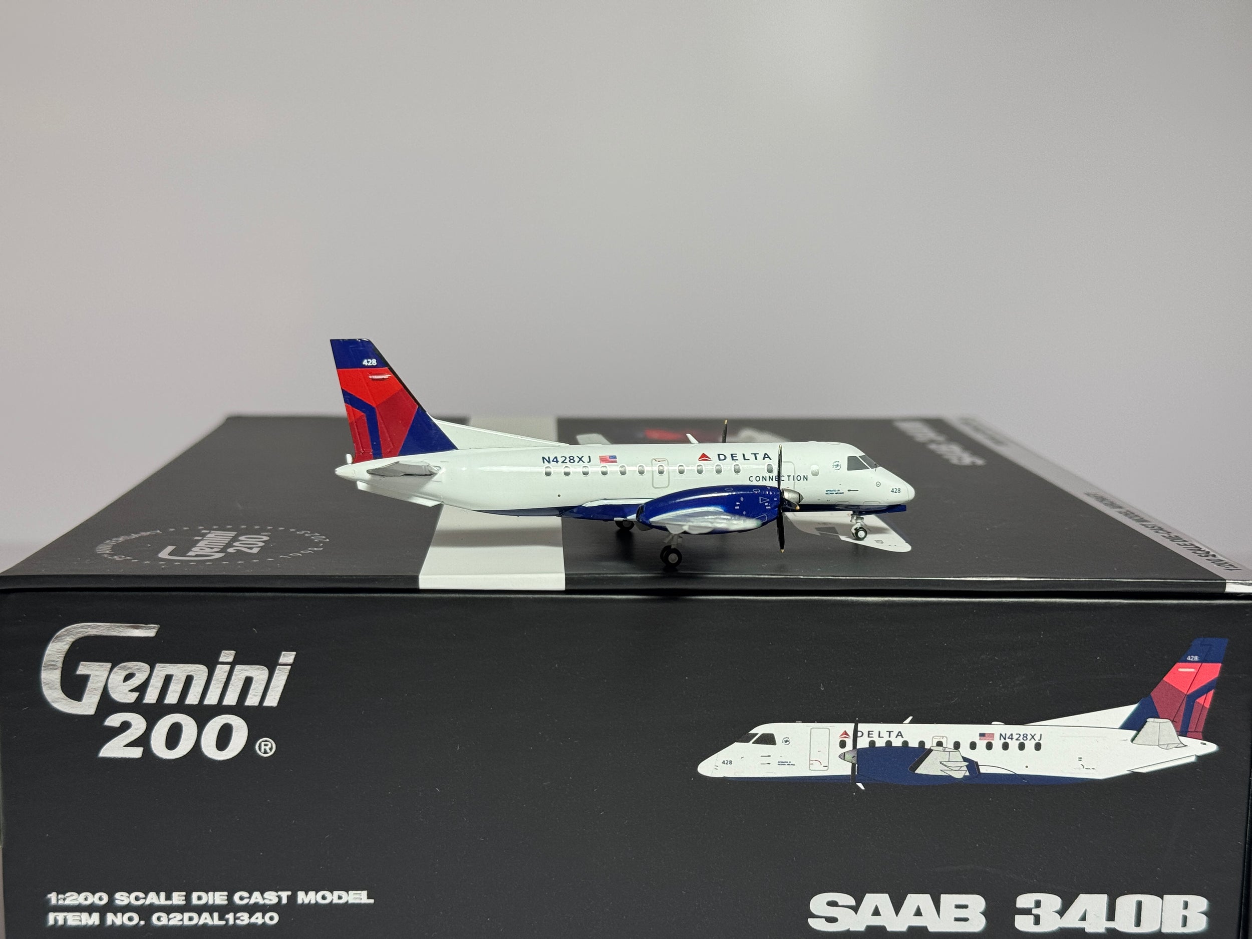 Gemini Jets 1:200 Delta Connection Saab 340B N428XJ Mesaba Airlines G2DAL1340