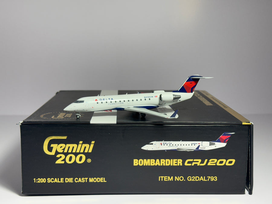 Gemini Jets 1:200 Delta Connection Bombardier CRJ200 N430SW SkyWest G2DAL793