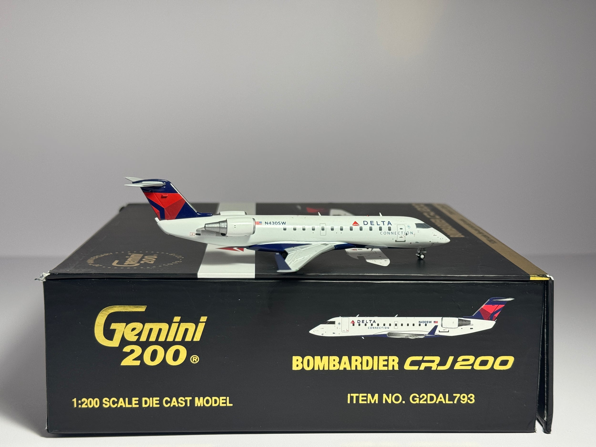 Gemini Jets 1:200 Delta Connection Bombardier CRJ200 N430SW SkyWest G2DAL793