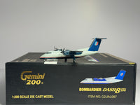 Gemini Jets 1:200 United Express De Havilland Q200 N434YV Battleship Grey G2UAL087