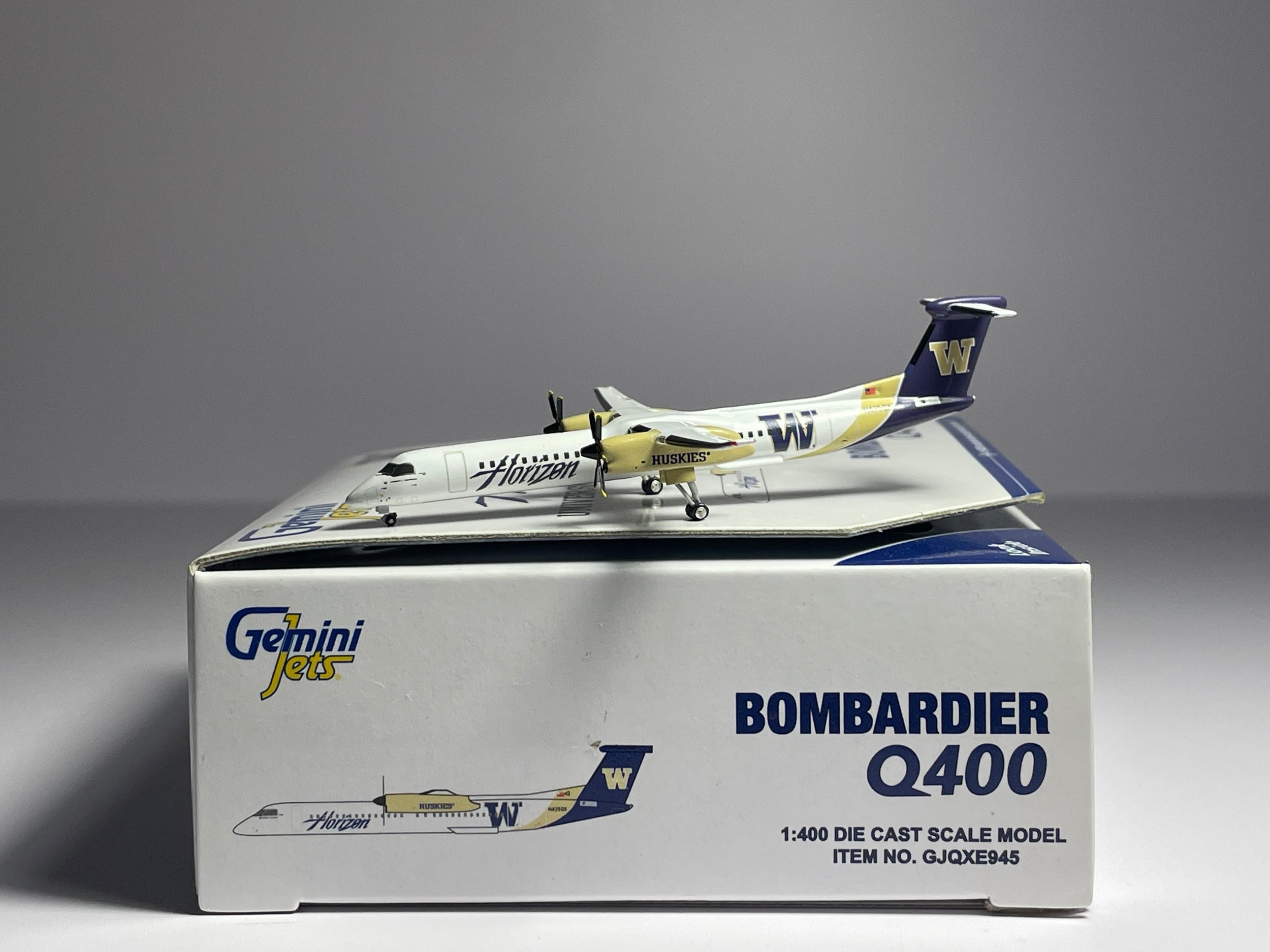 Gemini Jets 1:400 Horizon Air De Havilland DHC-8-400 N435QX Q400 GJQXE945
