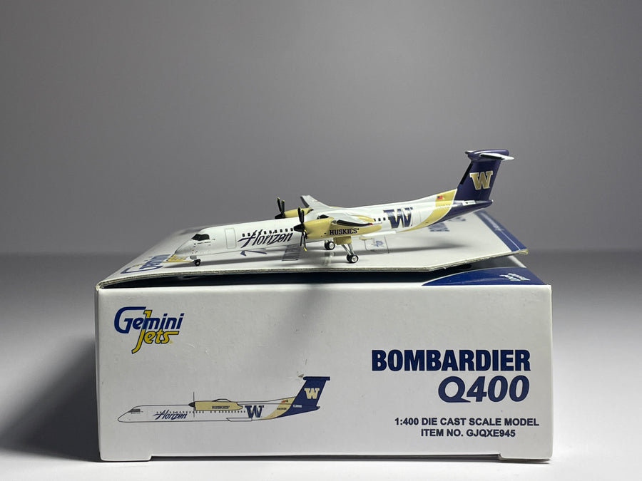 Gemini Jets 1:400 Alaska Horizon Bombardier Q400 N435QX Horizon Air "Huskies" GJASA2027