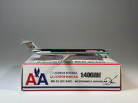 Jet-X 1:400 American Airlines McDonnell Douglas MD-82 N442AA Polished JX591B
