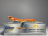 Gemini Jets 1:400 Braniff Boeing 727-200 N447BN Flying Colors Orange GJBNF185